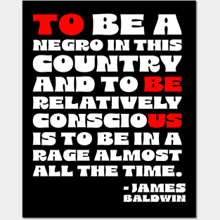 James Baldwin Quote Posters and Art